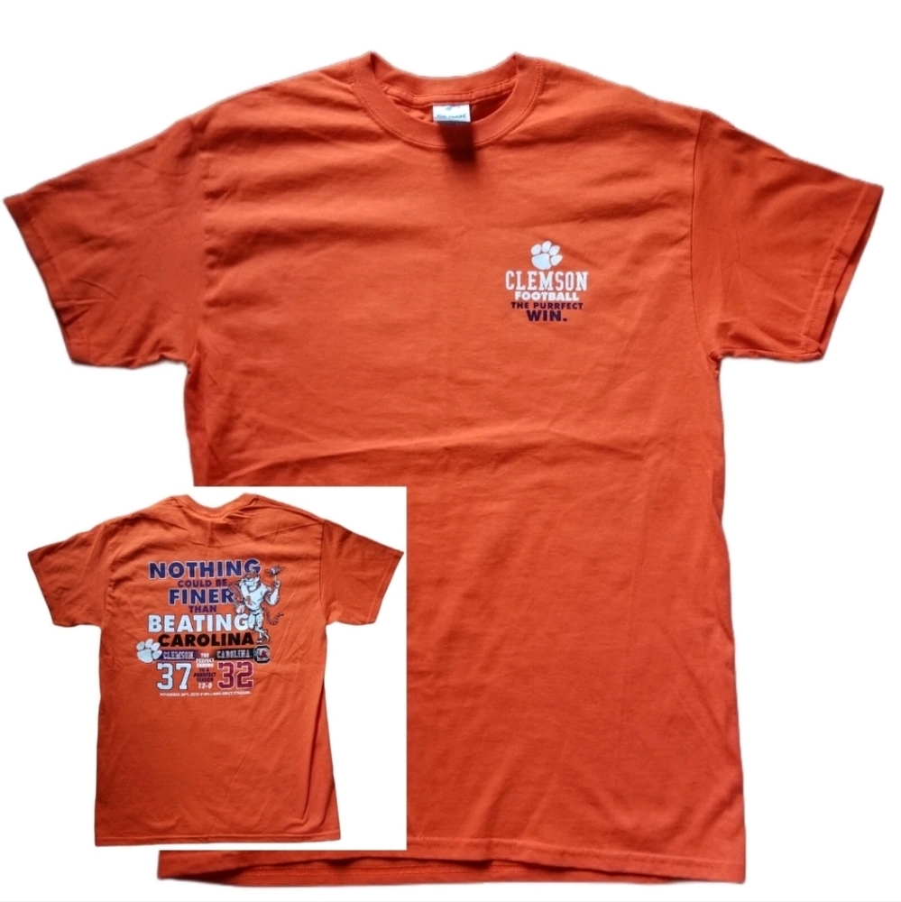 Clemson Tigers Beat South Carolina Gamecocks 37-32 T-Shirt M 2015 Football Game